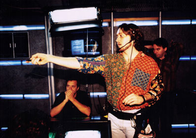 (L to R) Jeffrey Willerth, Key Grip John Warner, Gaffer John Smith John Warner, Key Grip
