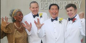Takei marries partner