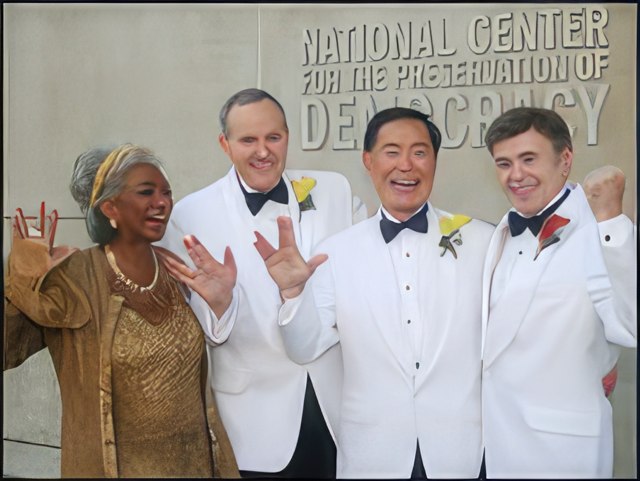 Takei weds, Psi Corps sends representative