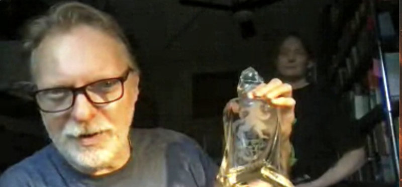 Alex Zahara and his Monsters decanter